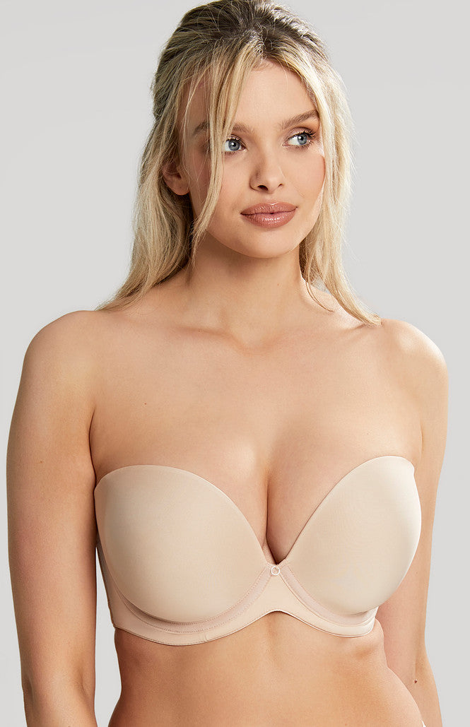 Faith Plunge Strapless Bra Nude