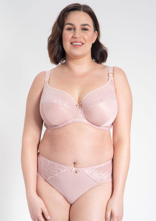 Amelia Full Coverage High Support Bra Powder Rose