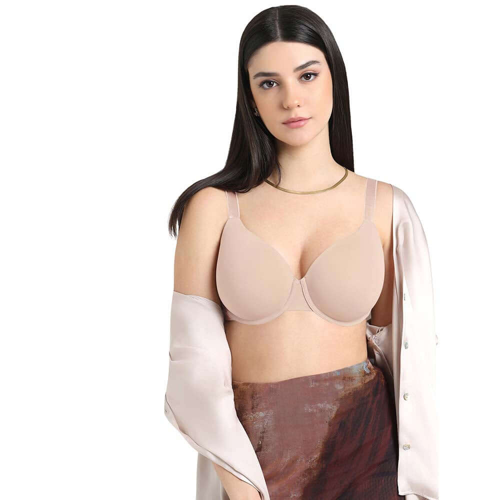 Elegance Padded T-shirt Bra Beige