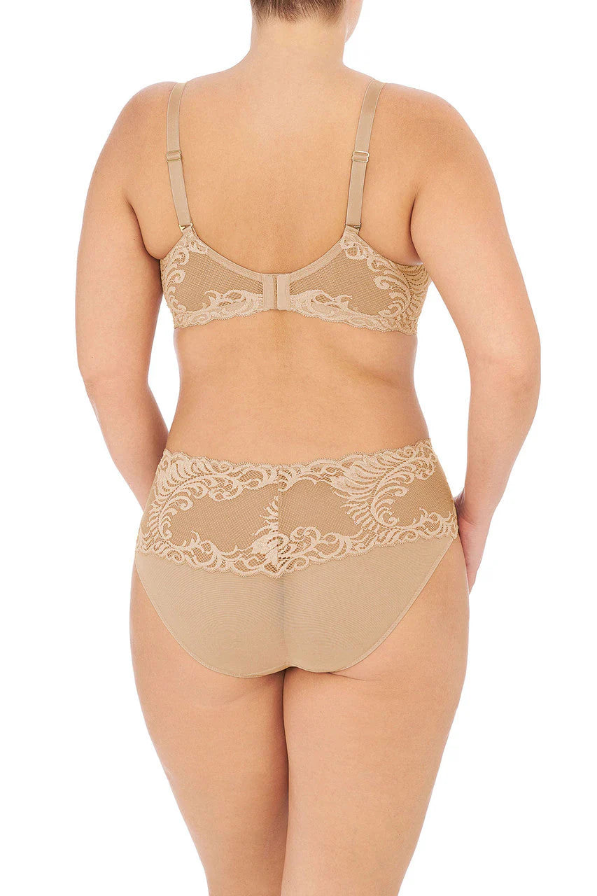 Feathers Full Coverage Seamless Plunge Underwire Bra