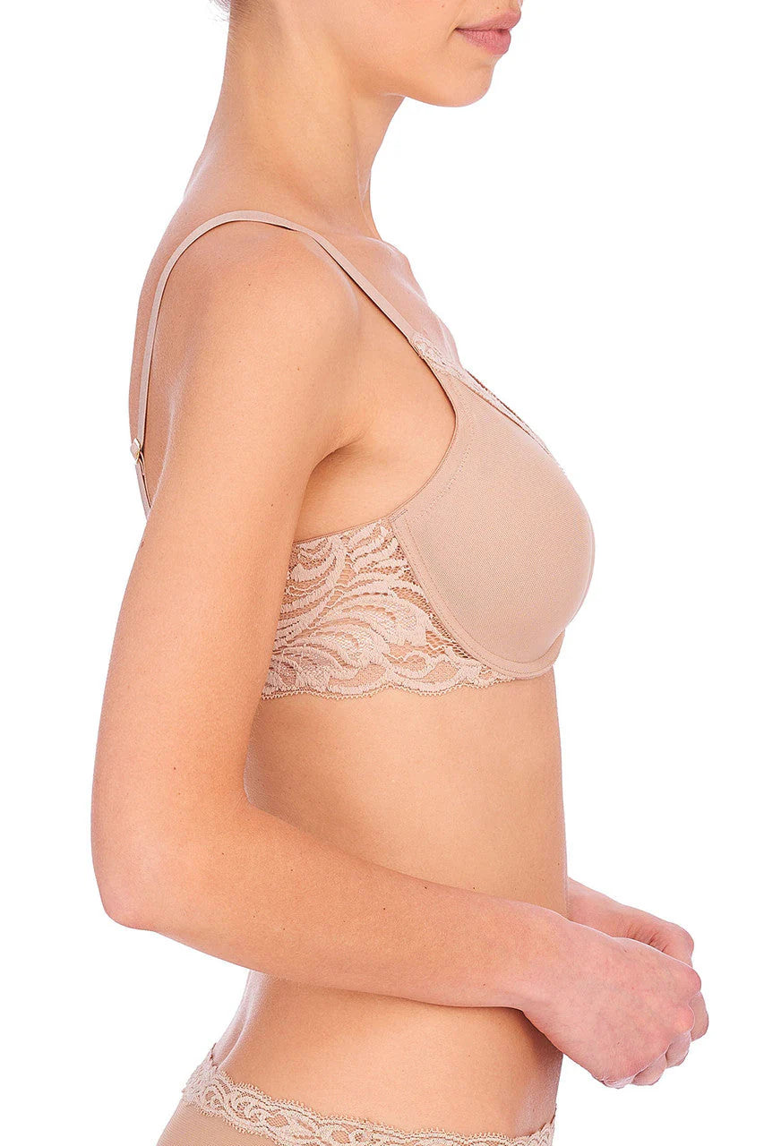 Feathers Full Coverage Seamless Plunge Underwire Bra