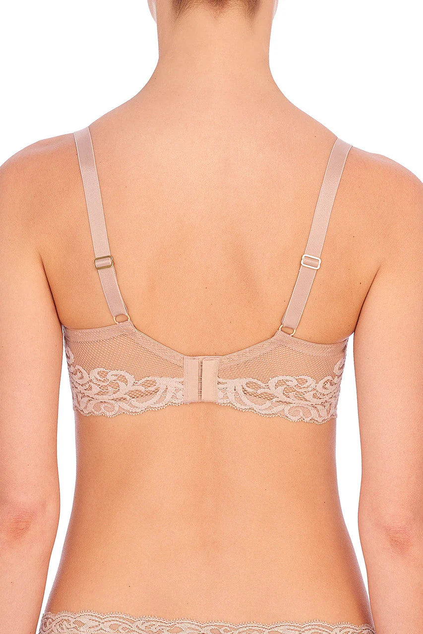 Feathers Full Coverage Seamless Plunge Underwire Bra