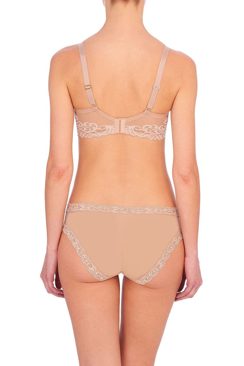 Feathers Full Coverage Seamless Plunge Underwire Bra