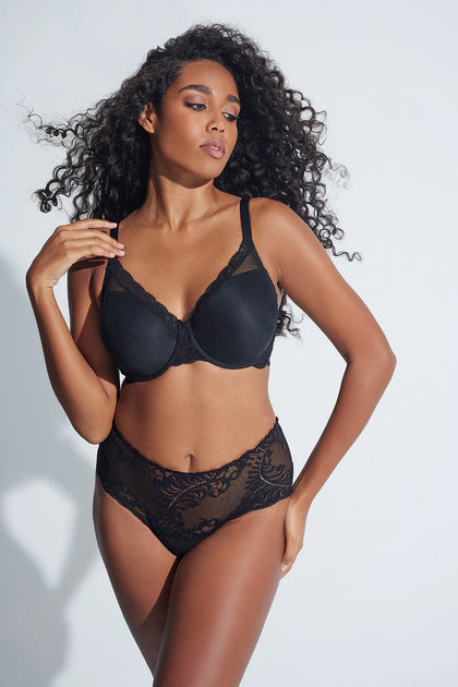 Feathers Full Coverage Plunge Bra