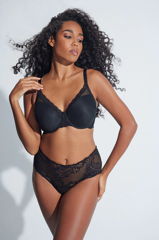 Feathers - Full Coverage Seamless Plunge Underwire Bra