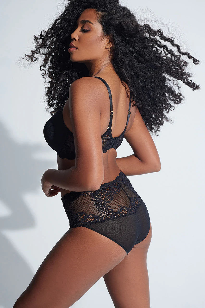 Feathers Full Coverage Seamless Plunge Underwire Bra