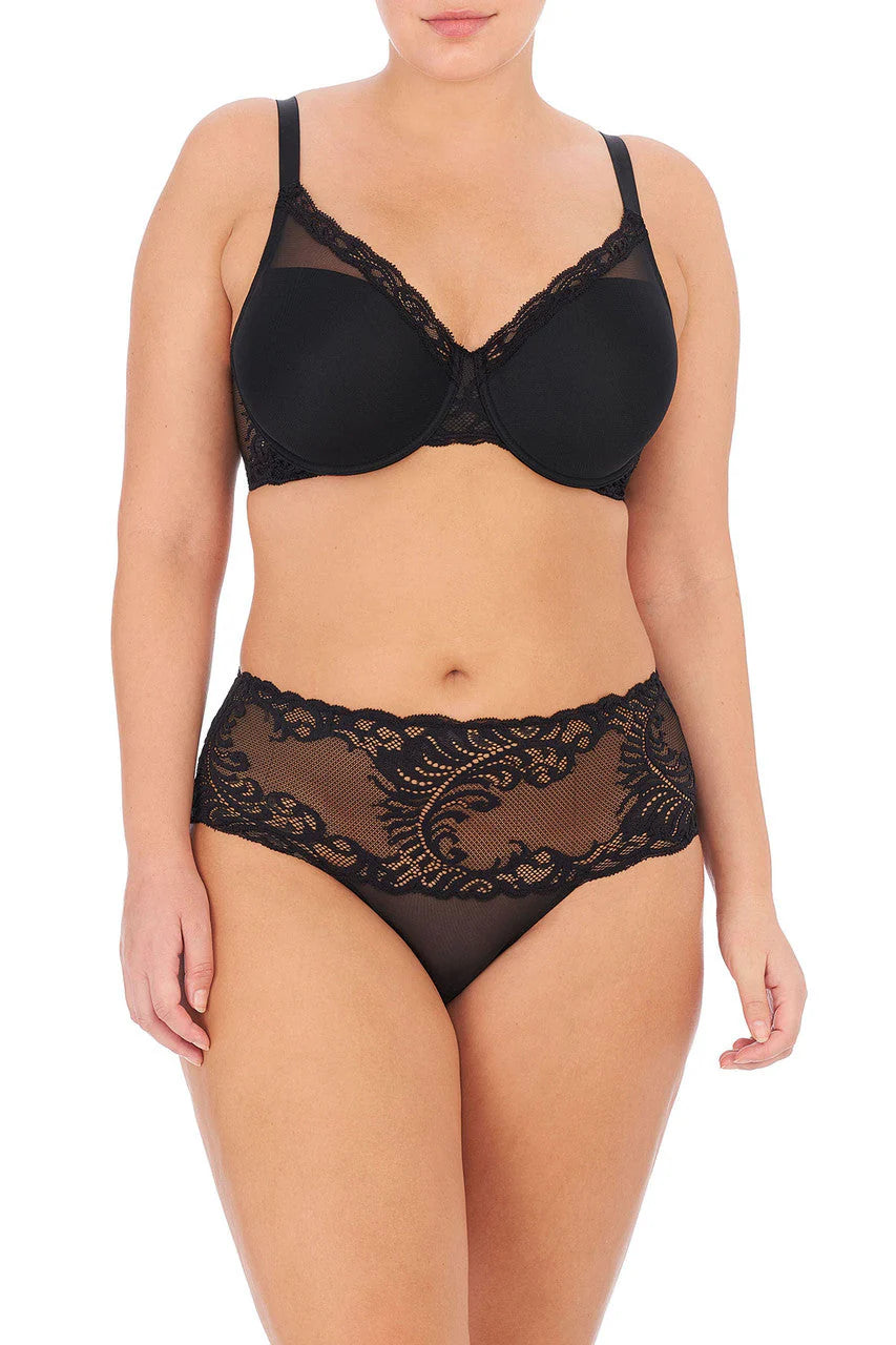 Feathers Full Coverage Seamless Plunge Underwire Bra