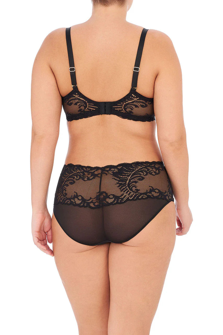 Feathers Full Coverage Seamless Plunge Underwire Bra