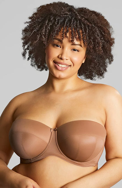 Dana Strapless Bra Mocha
