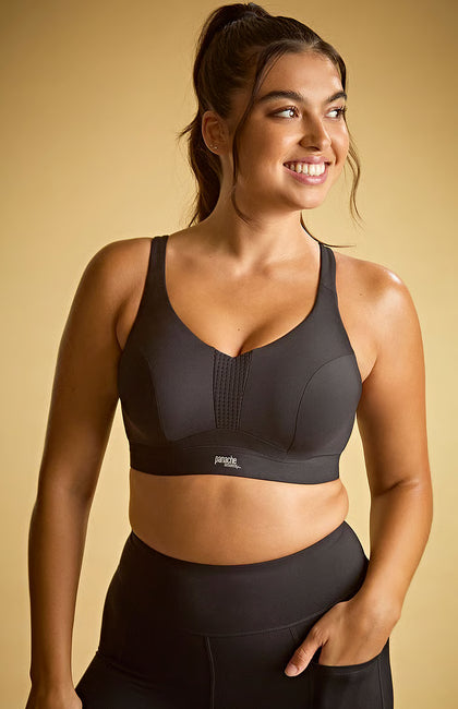 Endurance High Support Sports Bra Black