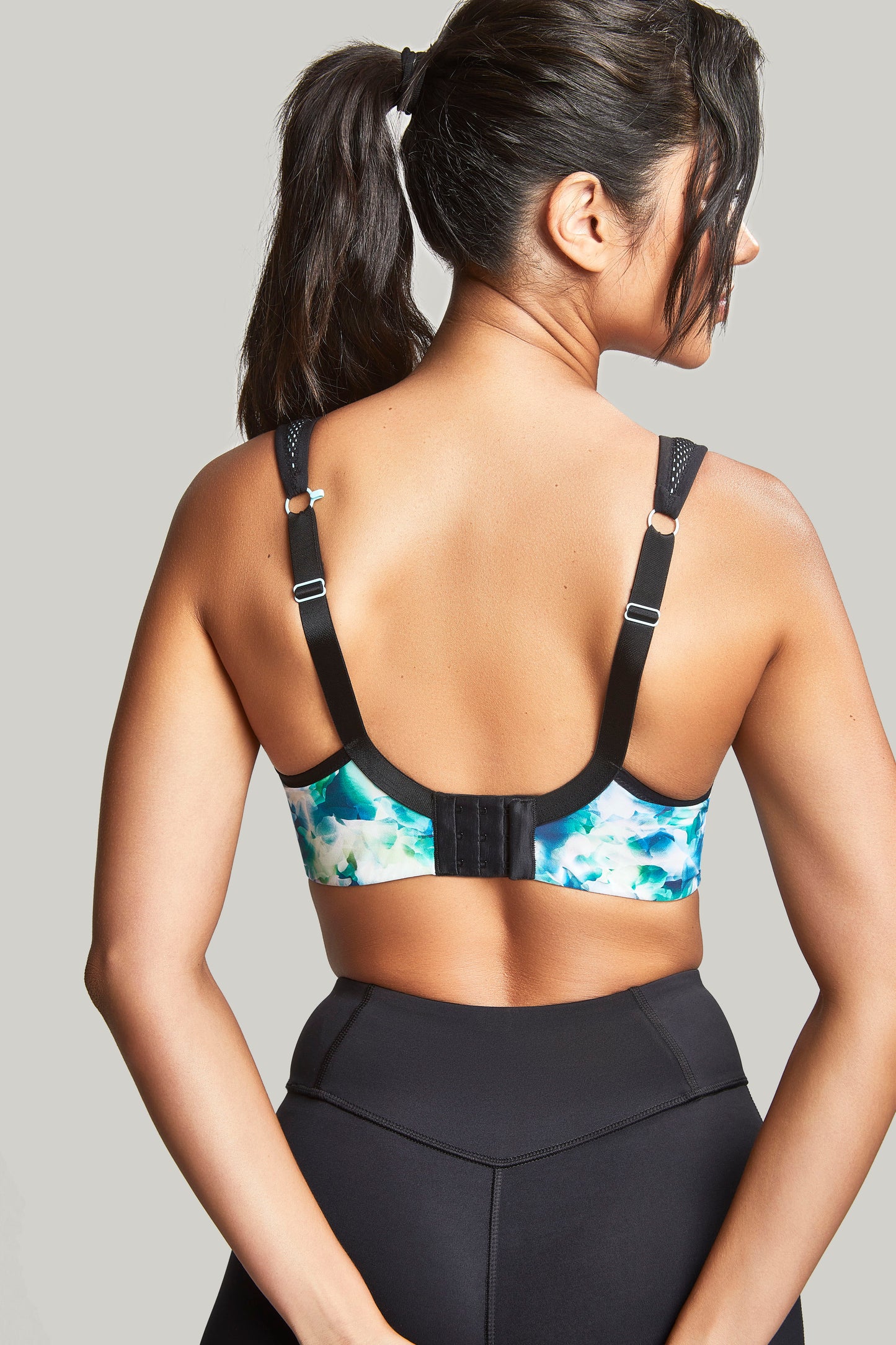 Sports Bra Abstract Black