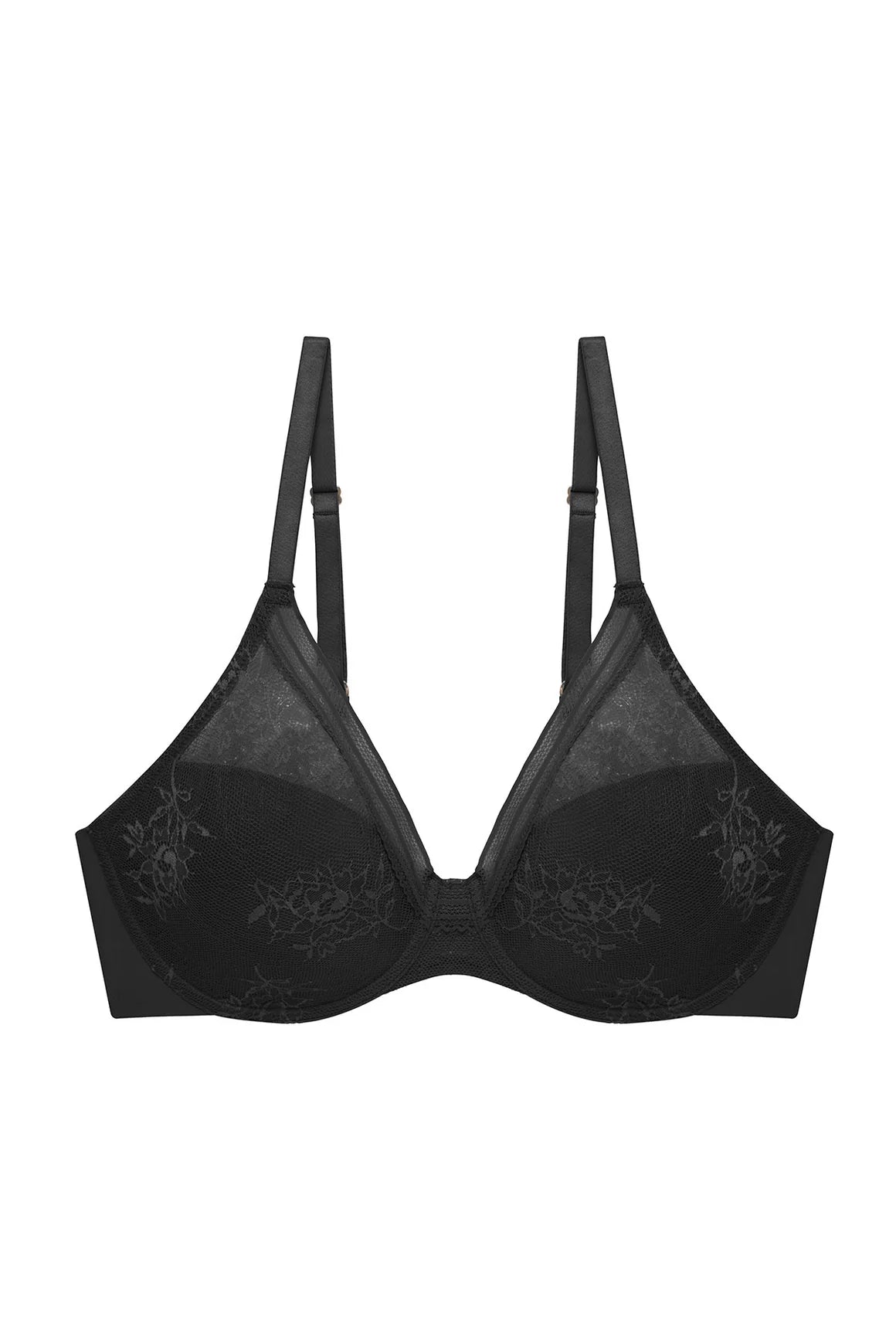 Love Lace - Seamless Plunge Lightly Padded T-Shirt Bra