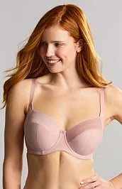 Serene Full Coverage Balconette Bra Powder Rose