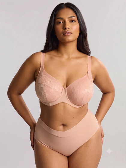 Dream full coverage minimizer bra in petal pink